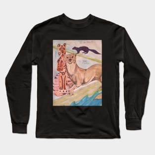 Native American Zodiac: Otter Long Sleeve T-Shirt